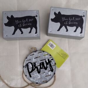 The Spring Shop Wooden Table Decor